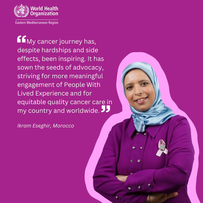 Breast cancer survivor from Morocco