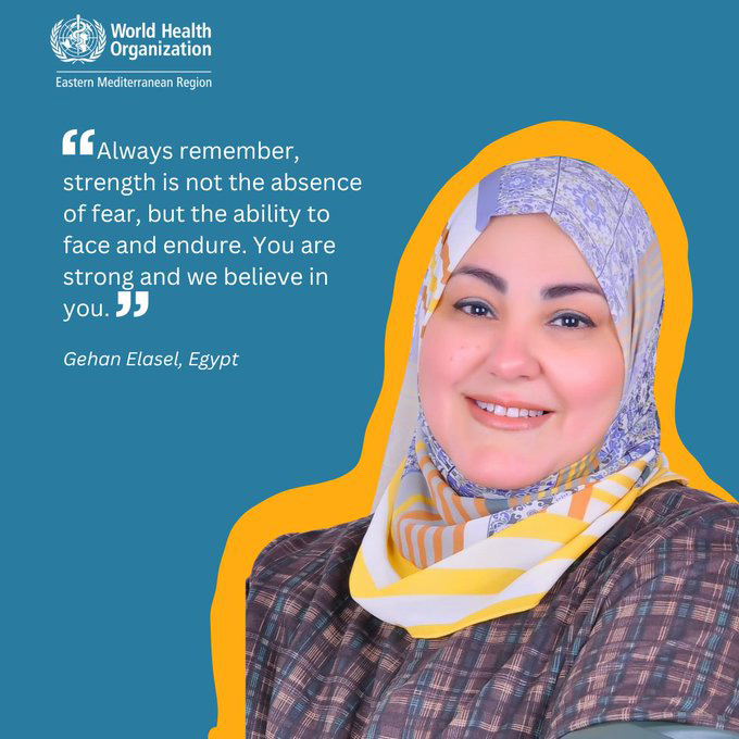 Breast cancer survivor from Egypt