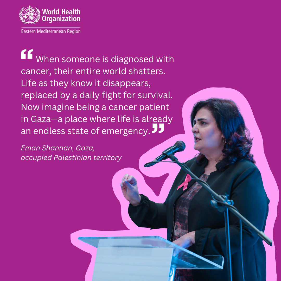 Breast cancer survivor from oPt