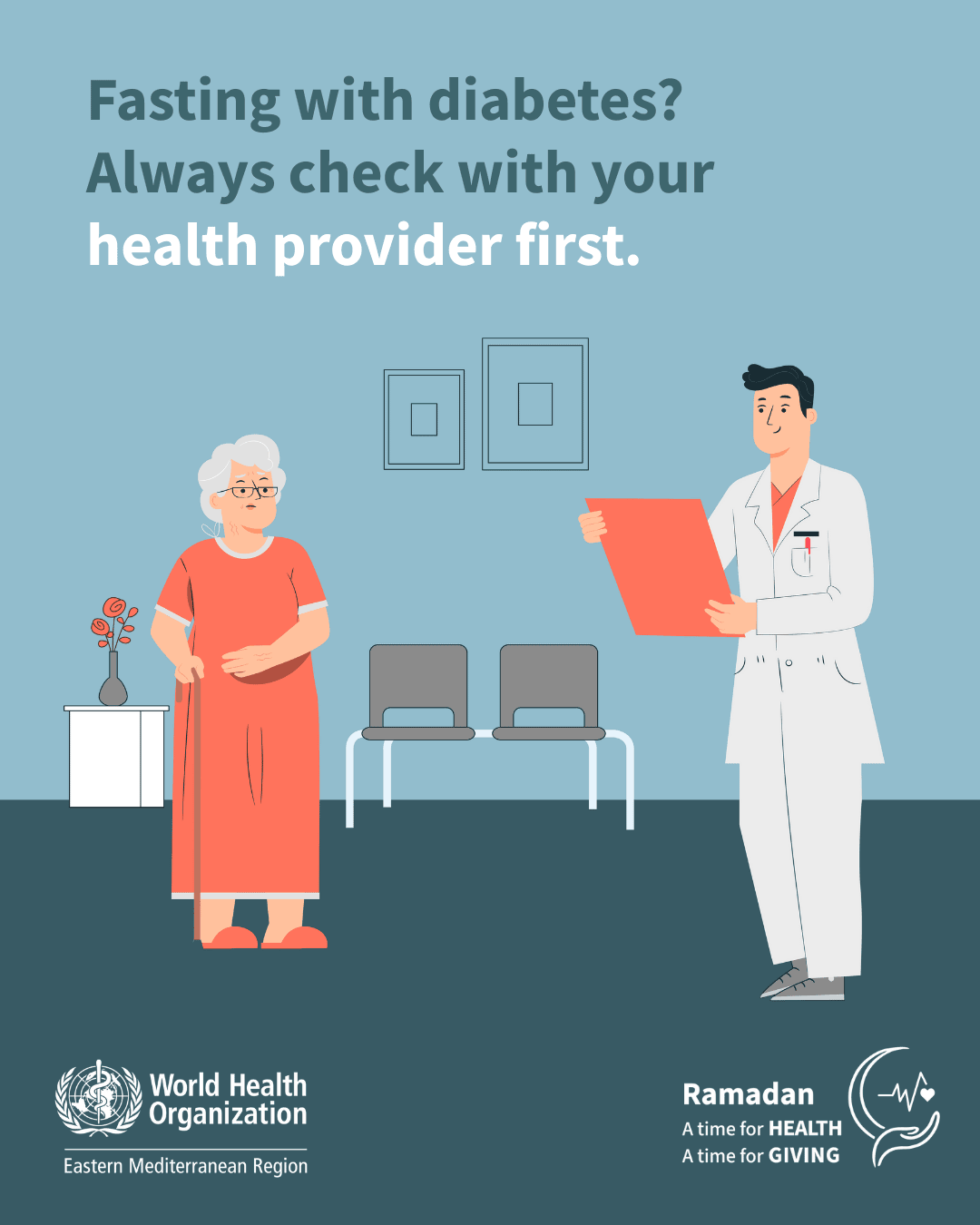 Fasting with diabetes? Always check with your health provider first Fasting with diabetes? Always check with your health provider first
