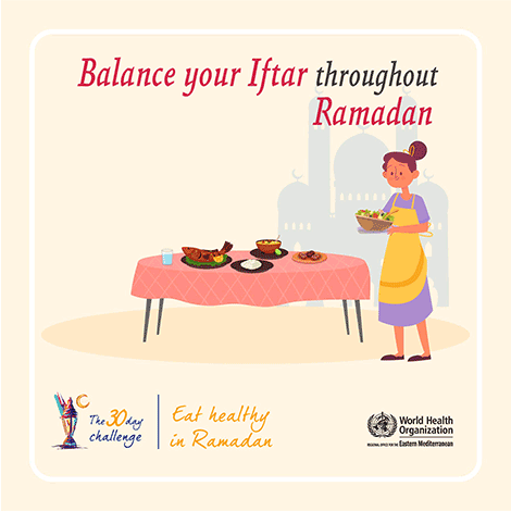 WHO EMRO | Ramadan health campaign