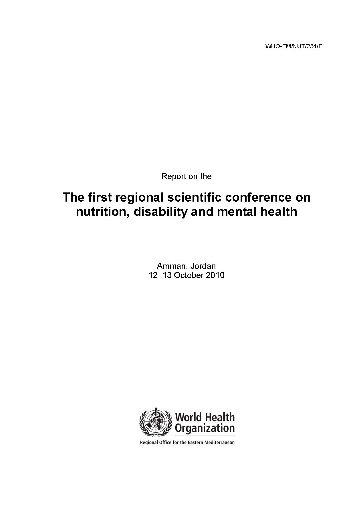 report_on_the_first_regional_scientific_conference_on_nutrition_disability_and_mental_health
