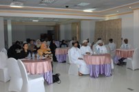 Particpants taking part in the Nizwa healthy lifstyle workshop