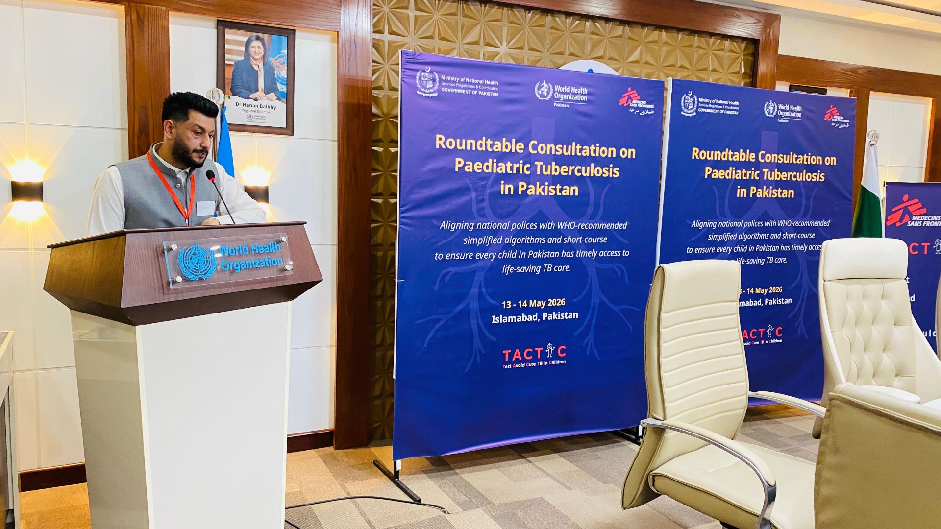 Pakistan, WHO and MSF partner to enhance protection for 93 000 children affected by childhood tuberculosis
