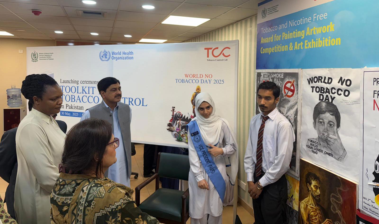 Participants attend the launch of the Toolkit for Tobacco Control during World No Tobacco Day 2025 in Pakistan