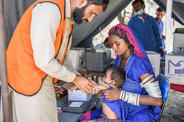 Measles-rubella campaign undertaken to prevent disease outbreaks in Pakistan