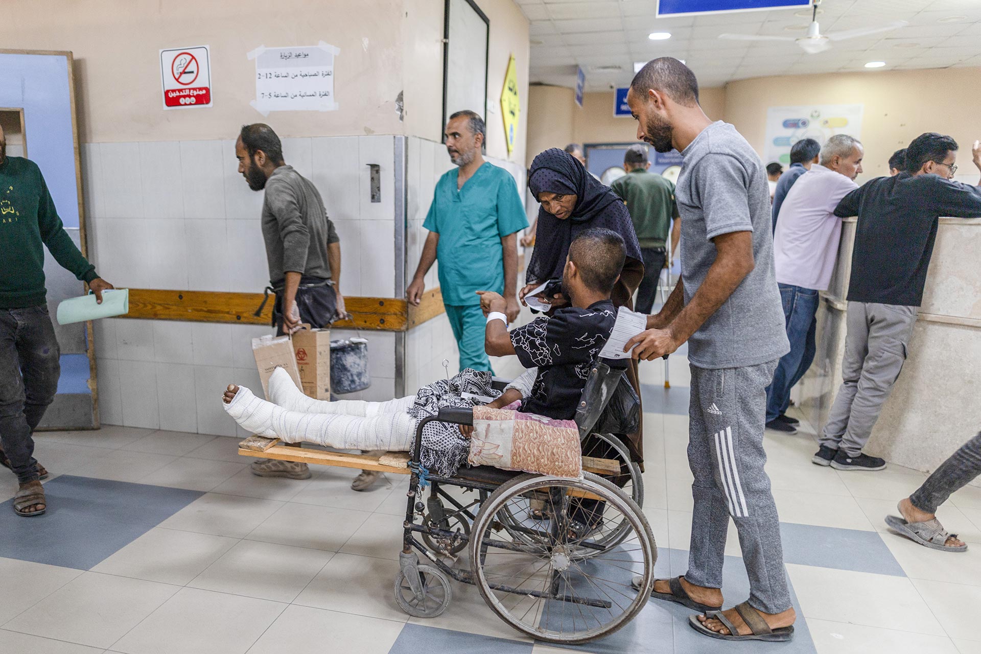 Trauma care during conflict 