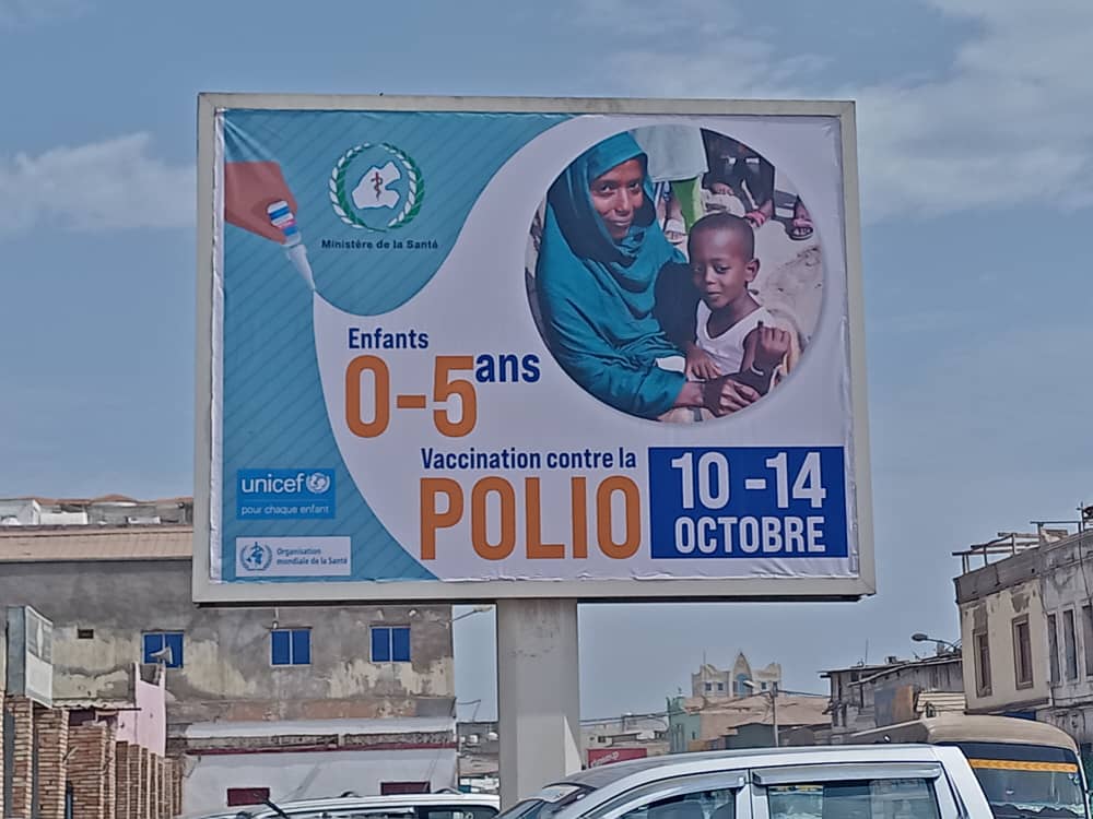 جيبوتي تطلق حملة للتطعيم ضد شلل الأطفال لزيادة المناعة على الصعيد الوطني