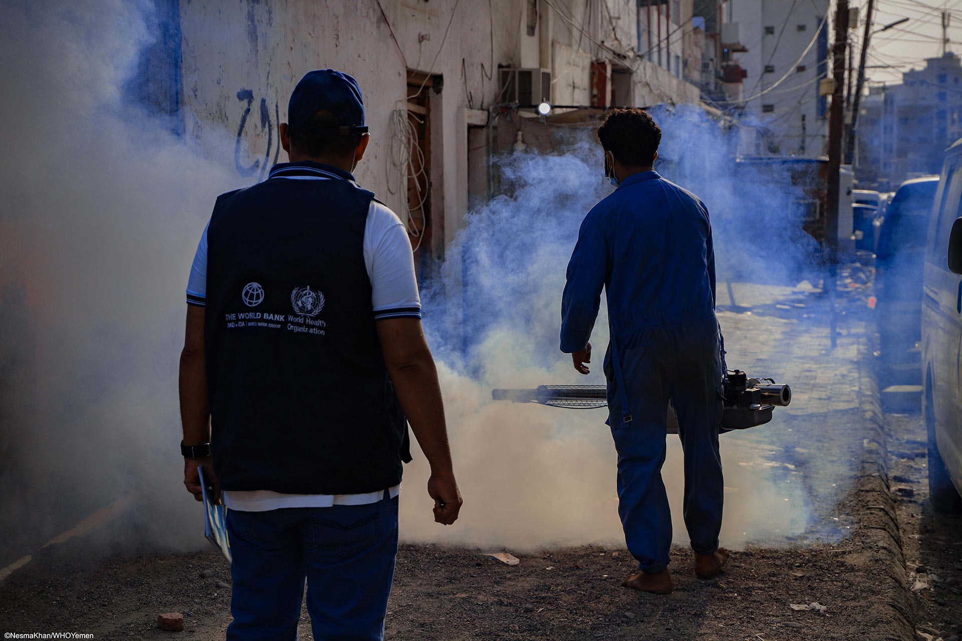 Dengue control emergency campaign, which was held in 8 southern governorates and 24 districts in Yemen.