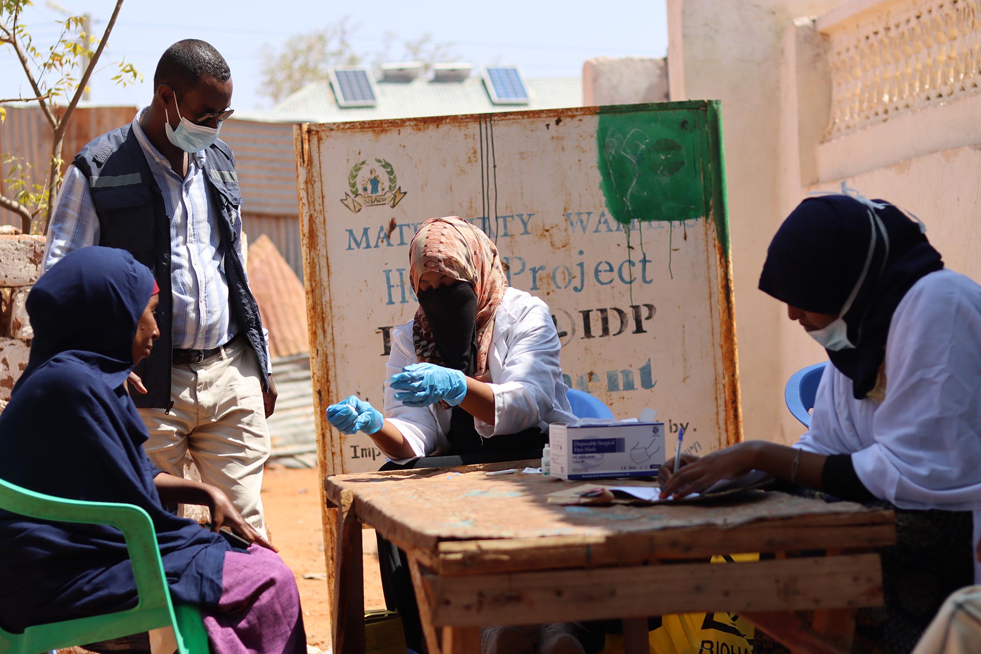 WHO supported a Malaria vector control and testing in Somalia.