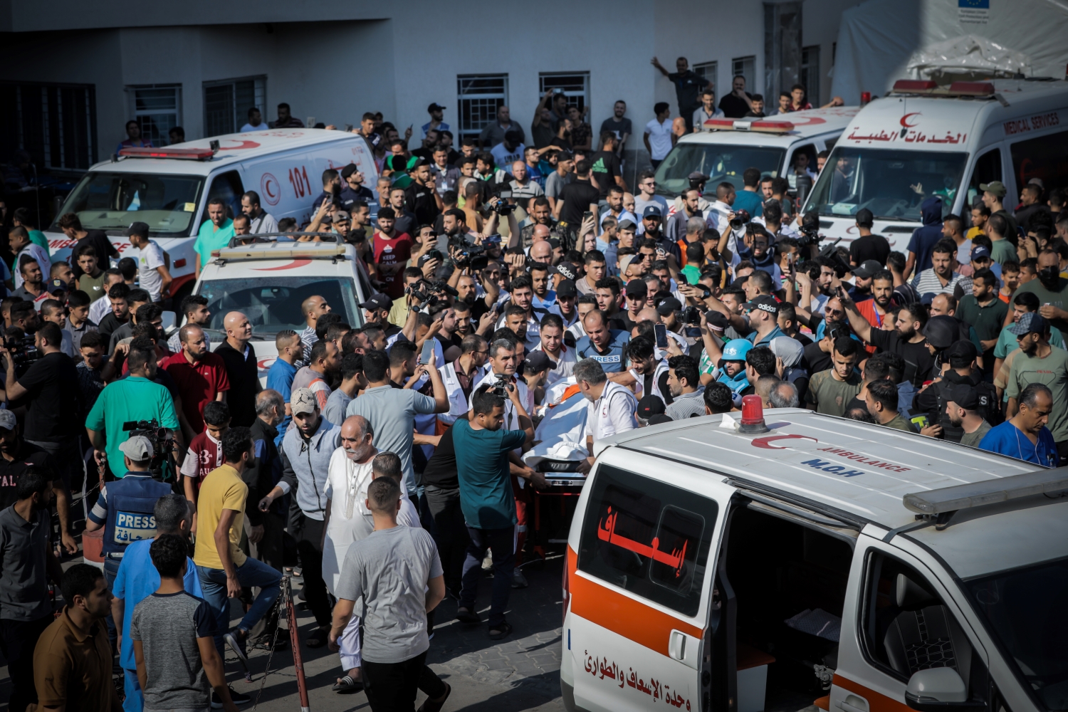 WHO EMRO | Hospitals in the Gaza Strip at a breaking point, warns WHO | News | Palestine site
