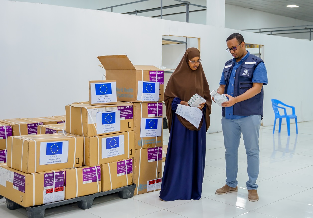 WHO and ECHO provide essential aid for malnourished children in Somalia