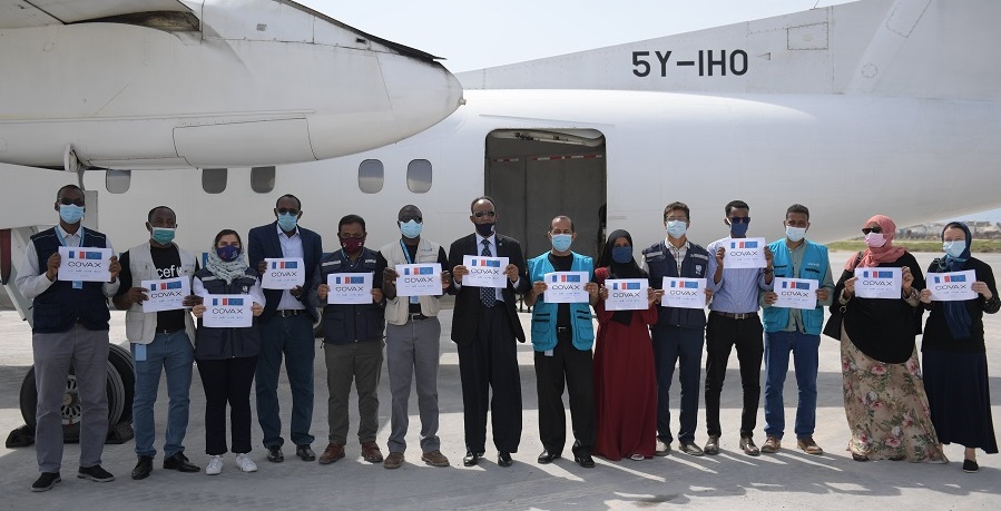 108 000 doses of COVID-19 vaccines donated by France arrive in Somalia