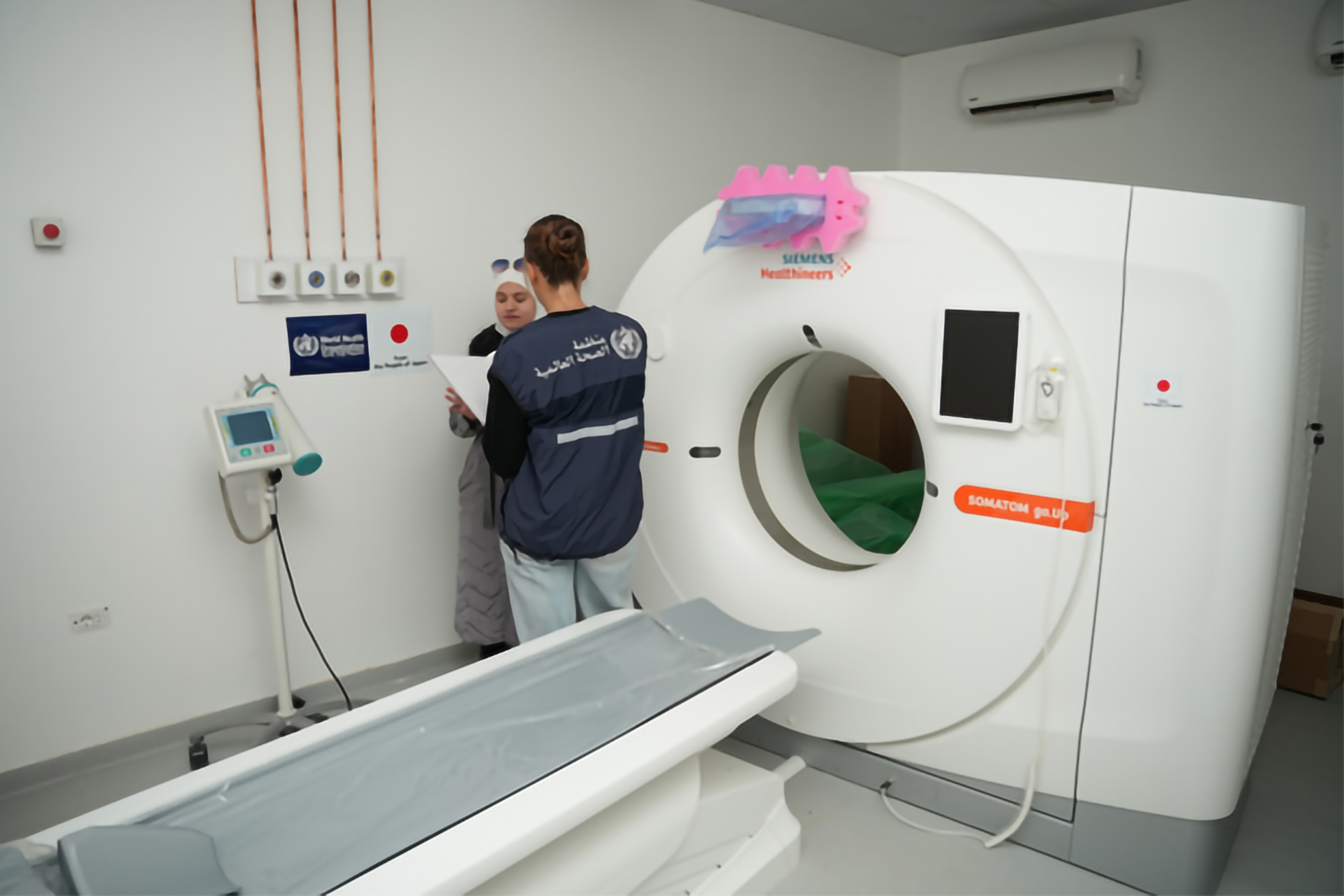 Douma National Hospital takes shape again with support from Japan