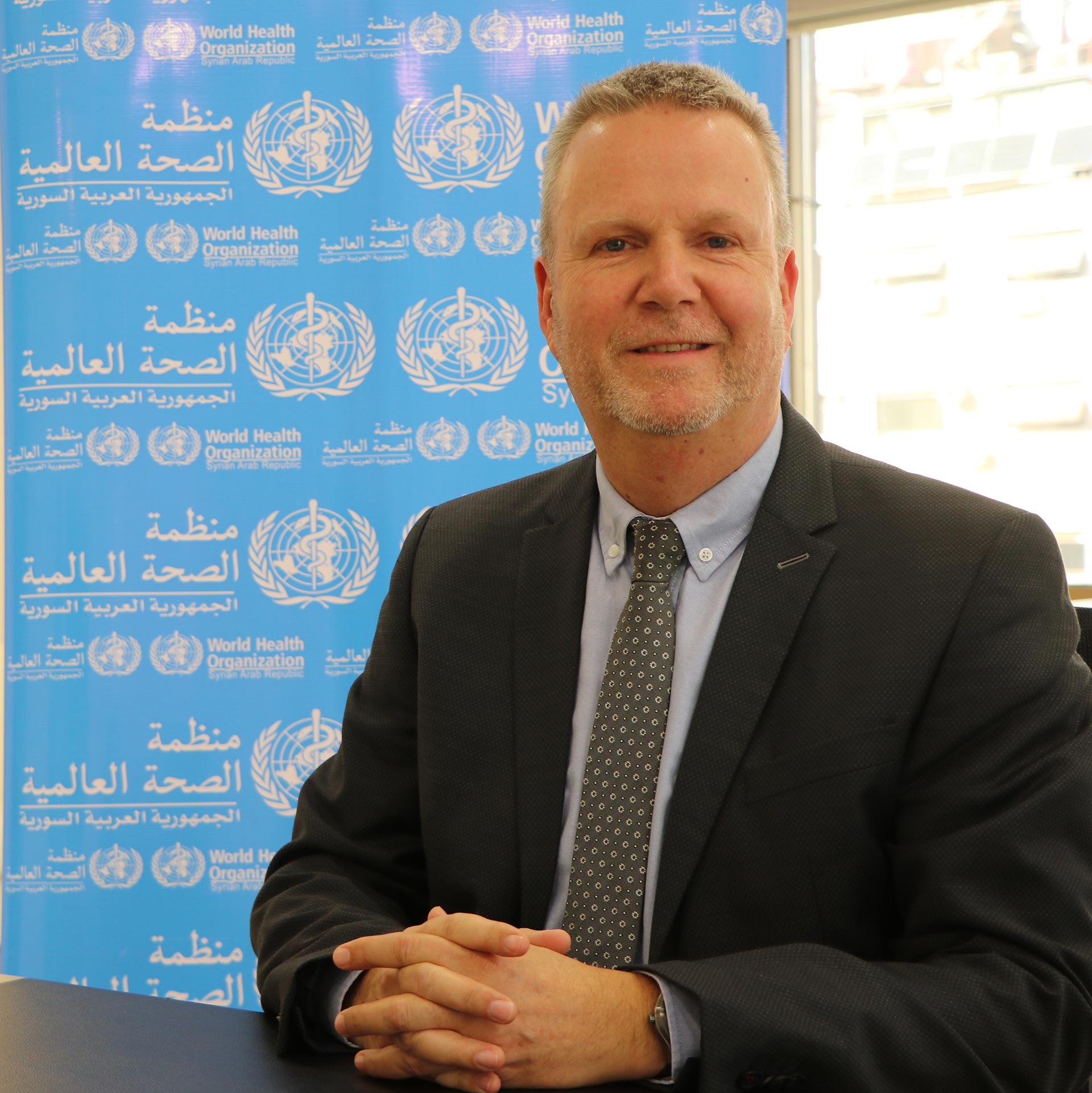 Dr Asmus Hammerich, Acting WHO Representative in the Syrian Arab Republic