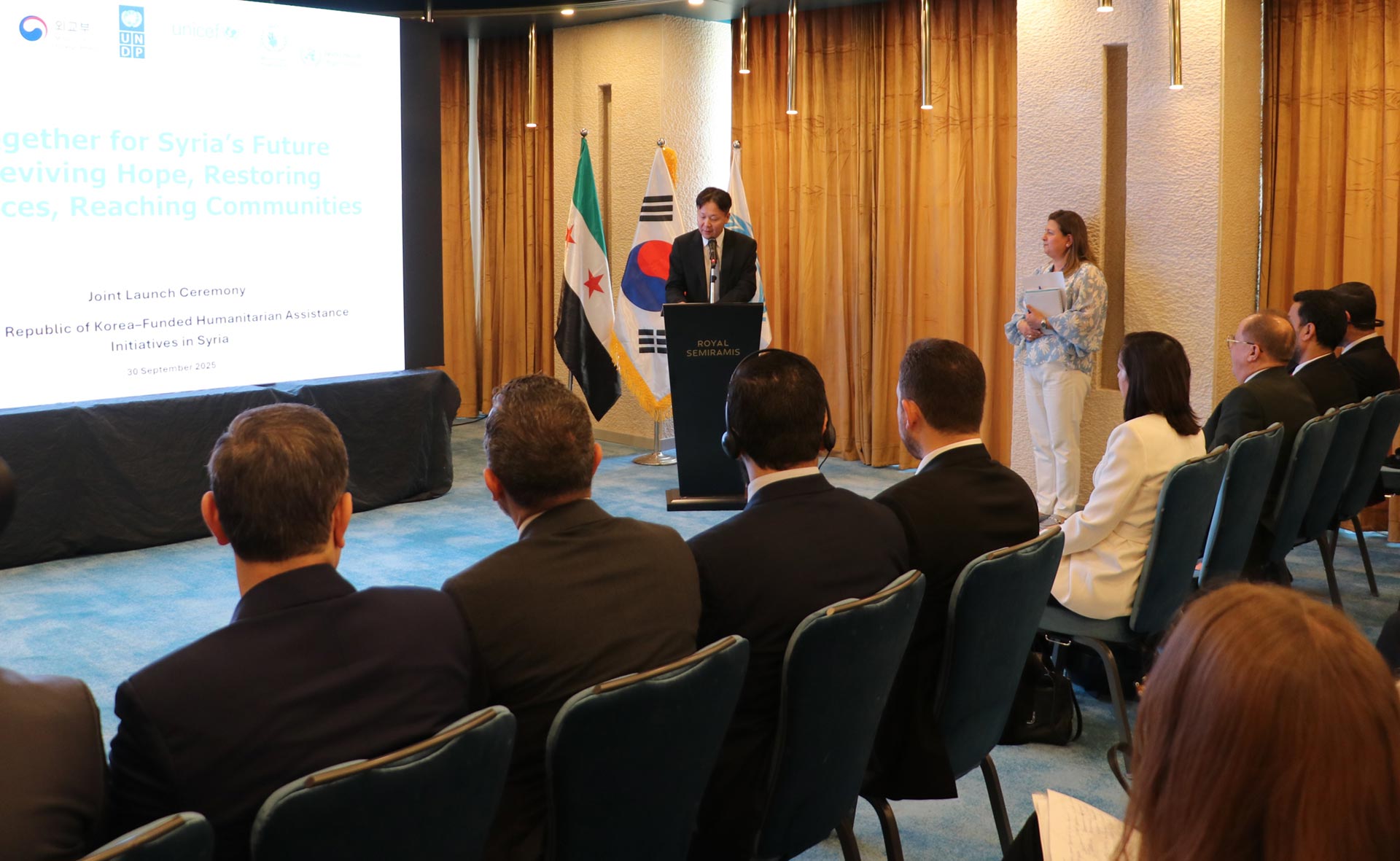 Together for Syria’s Future: Korea and UN Launch $38 Million Lifesaving Aid and Resilience Projects to Revive Hope and Restore Services
