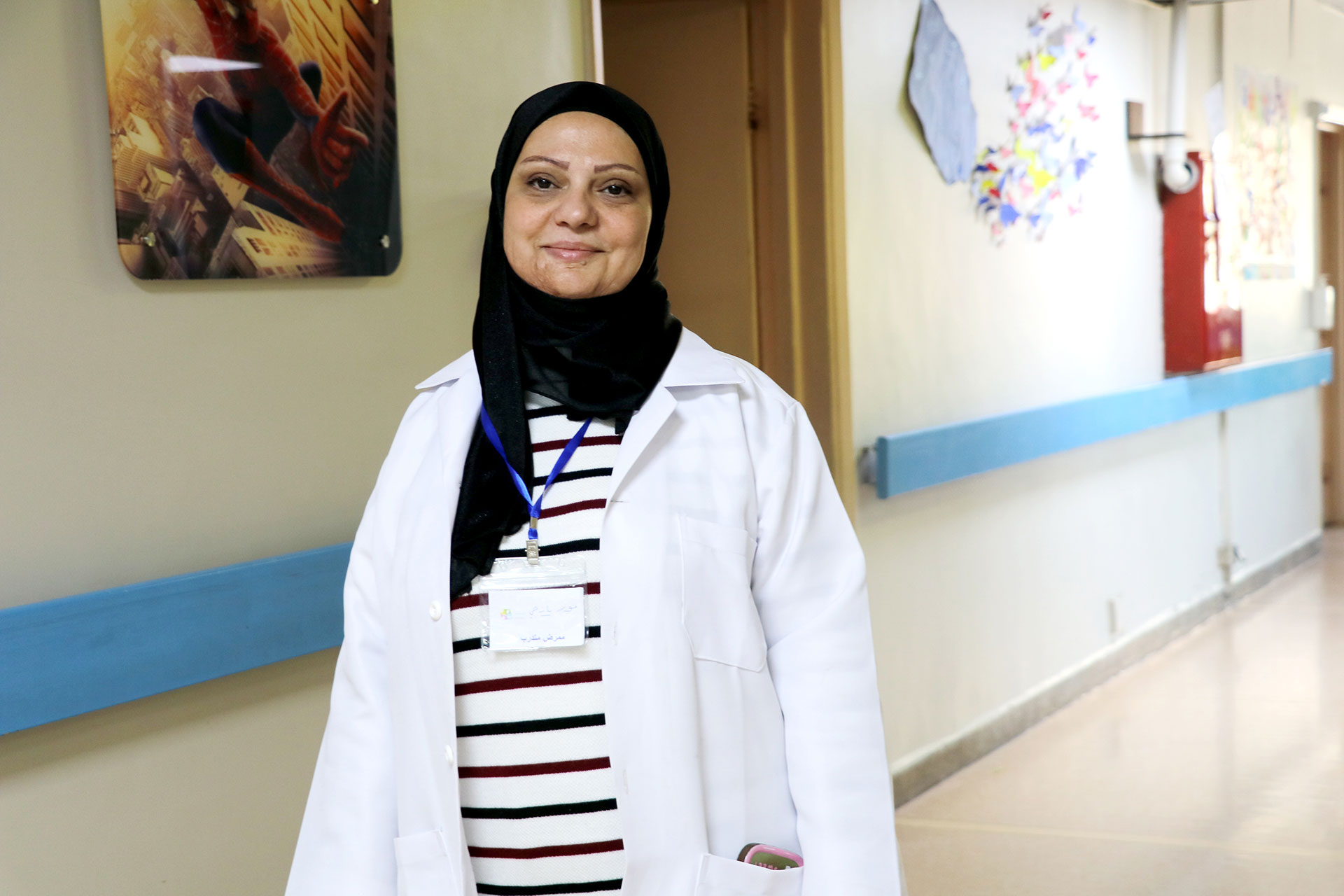 Pediatric oncology nurse Nour Al-Huda Al-Yazji at the training in Damascus. Photo credit: WHO