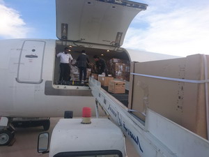 17 tons of medical supplies airlifted to Al-Hasakeh governorate in northeast Syria