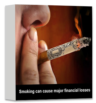 Smoking can cause major financial losses