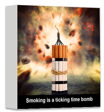 Smoking is a ticking time bomb