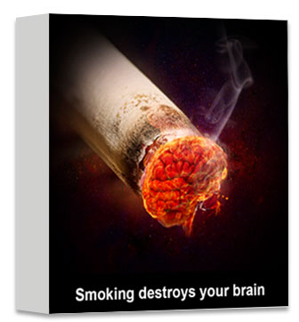 Smoking destroys your brain