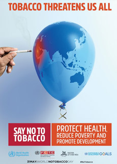 World No Tobacco Day 2017 - English poster