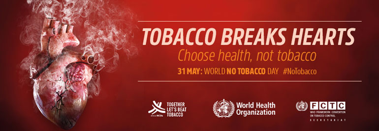 World No Tobacco Day 2018 - Tobacco and heart disease