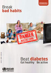 English World Health Day 2016 poster: Beat diabetes