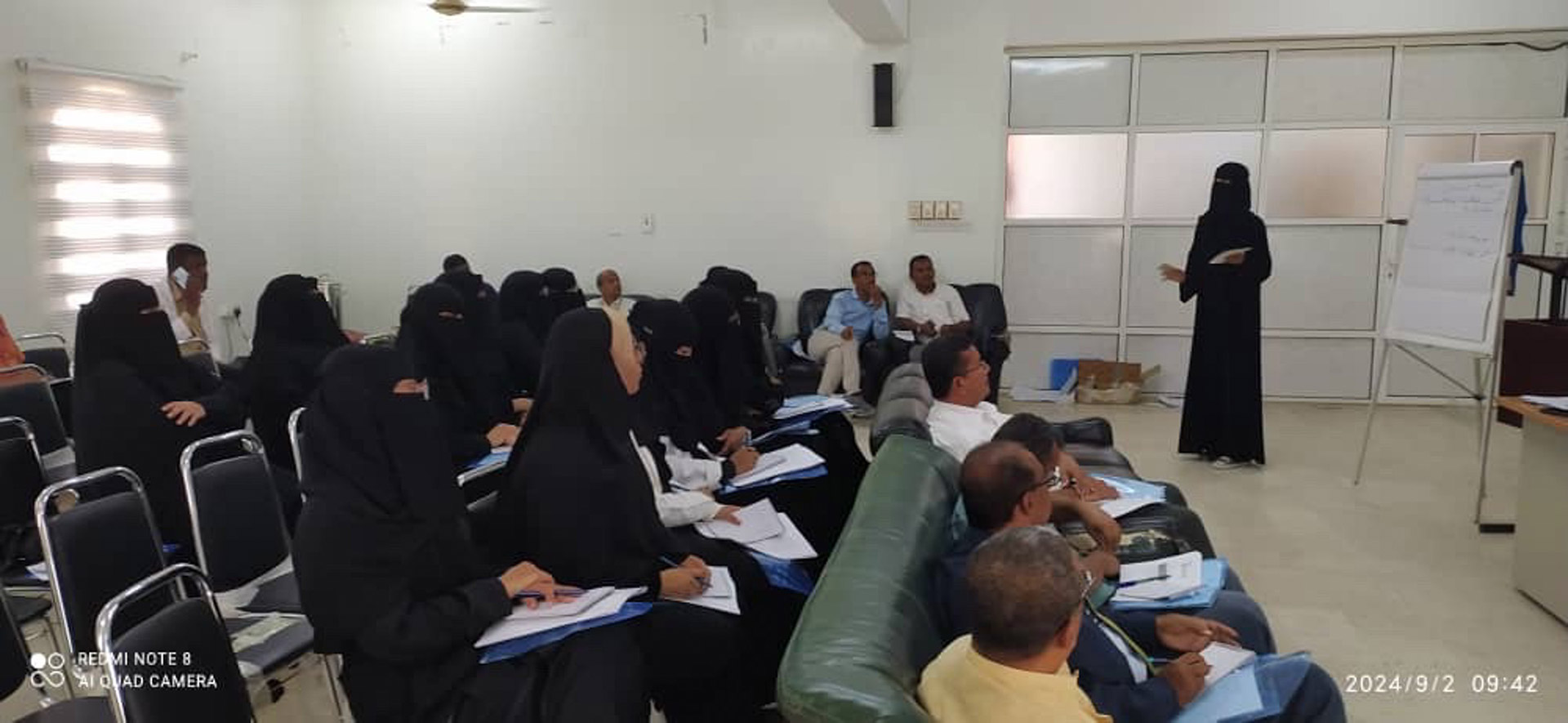 The first hospital resilience training session in Mukalla, Hadramout. Photo credit: WHO Yemn