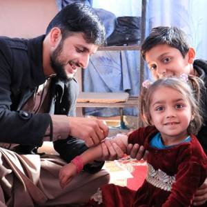 Afghanistan vaccinates 5.36 million children against measles and 6.1 million children against polio in a nationwide campaign