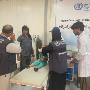 WHO’s trauma care unit is a lifeline at Islam Qala border crossing